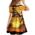 Aloha Hawaii Women's Day Family Matching Off Shoulder Maxi Dress and Hawaiian Shirt Hula Girl With Sunset Vibes LT14 - Polynesian Pride