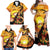 Aloha Hawaii Women's Day Family Matching Off Shoulder Maxi Dress and Hawaiian Shirt Hula Girl With Sunset Vibes LT14 - Polynesian Pride