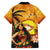 Aloha Hawaii Women's Day Family Matching Puletasi and Hawaiian Shirt Hula Girl With Sunset Vibes LT14 - Polynesian Pride