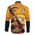 Aloha Hawaii Women's Day Family Matching Puletasi and Hawaiian Shirt Hula Girl With Sunset Vibes LT14 - Polynesian Pride