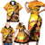 Aloha Hawaii Women's Day Family Matching Short Sleeve Bodycon Dress and Hawaiian Shirt Hula Girl With Sunset Vibes LT14 - Polynesian Pride