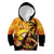 Aloha Hawaii Women's Day Kid Hoodie Hula Girl With Sunset Vibes LT14 Hoodie Yellow - Polynesian Pride