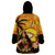 Aloha Hawaii Women's Day Wearable Blanket Hoodie Hula Girl With Sunset Vibes LT14 - Polynesian Pride