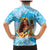 Aloha Hawaii Women's Day Family Matching Mermaid Dress and Hawaiian Shirt Hula Girl With Ukulele Tropical Style LT14 - Polynesian Pride