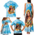 Aloha Hawaii Women's Day Family Matching Tank Maxi Dress and Hawaiian Shirt Hula Girl With Ukulele Tropical Style LT14 - Polynesian Pride