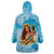 Aloha Hawaii Women's Day Wearable Blanket Hoodie Hula Girl With Ukulele Tropical Style LT14 - Polynesian Pride