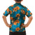 Hawaii Luau Party Family Matching Off Shoulder Short Dress and Hawaiian Shirt Dancing Girl Tropical Flowers LT14 - Polynesian Pride