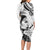 New Zealand Women's Day Long Sleeve Bodycon Dress Aotearoa Kia Whakapumau Te Mana Wahine LT14 - Polynesian Pride