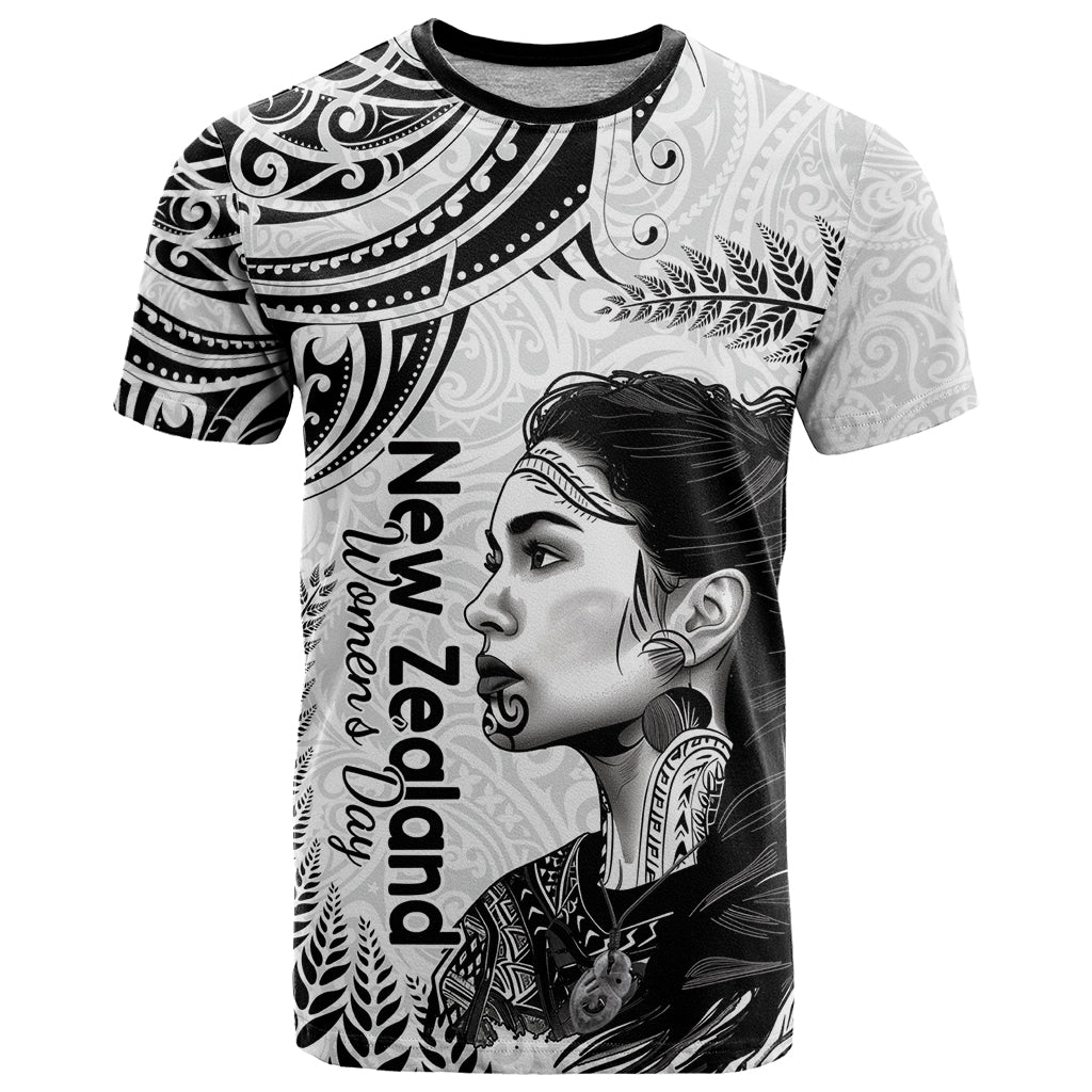 New Zealand Women's Day T Shirt Aotearoa Kia Whakapumau Te Mana Wahine LT14 White - Polynesian Pride