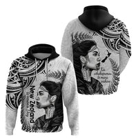 New Zealand Women's Day Zip Hoodie Aotearoa Kia Whakapumau Te Mana Wahine LT14 - Polynesian Pride