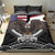 Talofa American Samoa Flag Day Bedding Set Bald Eagle Polynesian Tattoo