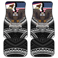 Talofa American Samoa Flag Day Car Mats Bald Eagle Polynesian Tattoo