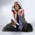 Talofa American Samoa Flag Day Hooded Blanket Bald Eagle Polynesian Tattoo