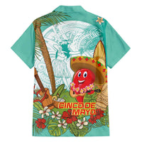 Hawaii Cinco de Mayo Family Matching Puletasi and Hawaiian Shirt Chili Pepper Hula Girl Tropical Vibes