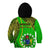 Polynesian Pride Cook Islands Kid Hoodie Mangaia Gospel Day Green Version LT14 Zip Hoodie Green - Polynesian Pride