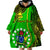 Polynesian Pride Cook Islands Wearable Blanket Hoodie Mangaia Gospel Day Green Version LT14 - Polynesian Pride