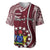 June 15 Mangaia Gospel Day Mangaia Cook Islands Baseball Jersey Maroon Version LT14 - Polynesian Pride