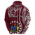 June 15 Mangaia Gospel Day Mangaia Cook Islands Hoodie Maroon Version LT14 - Polynesian Pride