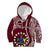 June 15 Mangaia Gospel Day Mangaia Cook Islands Kid Hoodie Maroon Version LT14 Maroon - Polynesian Pride