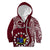 June 15 Mangaia Gospel Day Mangaia Cook Islands Kid Hoodie Maroon Version LT14 - Polynesian Pride