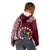 Personalised June 15 Mangaia Gospel Day Mangaia Cook Islands Kid Hoodie Maroon Version LT14 - Polynesian Pride