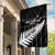 Custom New Zealand Silver Fern Cricket Garden Flag Aotearoa Maori Go Black Cap