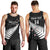 Custom New Zealand Silver Fern Cricket Men Tank Top Aotearoa Maori Go Black Cap