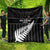 Custom New Zealand Silver Fern Cricket Quilt Aotearoa Maori Go Black Cap