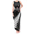 Custom New Zealand Silver Fern Cricket Tank Maxi Dress Aotearoa Maori Go Black Cap