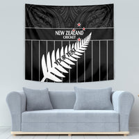 Custom New Zealand Silver Fern Cricket Tapestry Aotearoa Maori Go Black Cap LT14 - Polynesian Pride