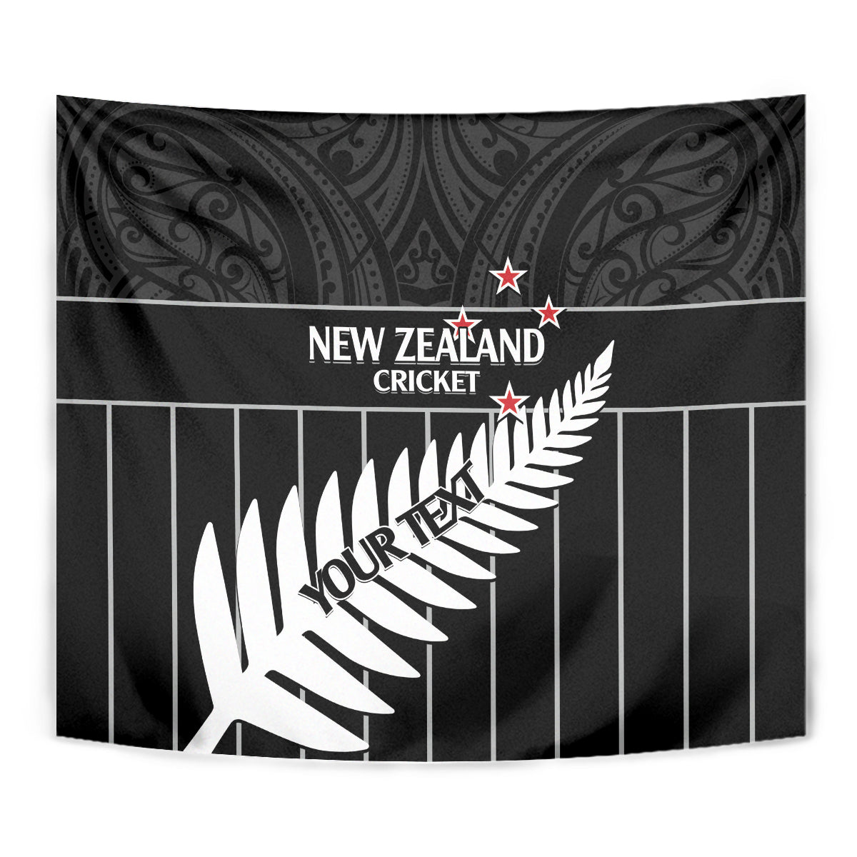 Custom New Zealand Silver Fern Cricket Tapestry Aotearoa Maori Go Black Cap LT14 - Polynesian Pride