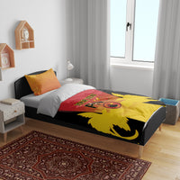 Custom Papua New Guinea Cricket Bedding Set 2024 Go PNG LT14 - Polynesian Pride