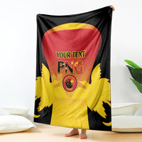 Custom Papua New Guinea Cricket Blanket 2024 Go PNG LT14 - Polynesian Pride