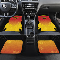 Custom Papua New Guinea Cricket Car Mats 2024 Go PNG LT14 Set 4pcs Black - Polynesian Pride