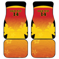 Custom Papua New Guinea Cricket Car Mats 2024 Go PNG LT14 - Polynesian Pride
