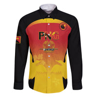 Custom Papua New Guinea Cricket Family Matching Long Sleeve Bodycon Dress and Hawaiian Shirt 2024 Go PNG