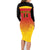 Custom Papua New Guinea Cricket Family Matching Long Sleeve Bodycon Dress and Hawaiian Shirt 2024 Go PNG