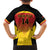 Custom Papua New Guinea Cricket Family Matching Short Sleeve Bodycon Dress and Hawaiian Shirt 2024 Go PNG