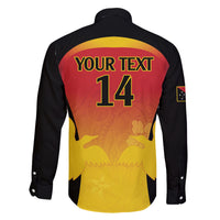 Custom Papua New Guinea Cricket Family Matching Tank Maxi Dress and Hawaiian Shirt 2024 Go PNG