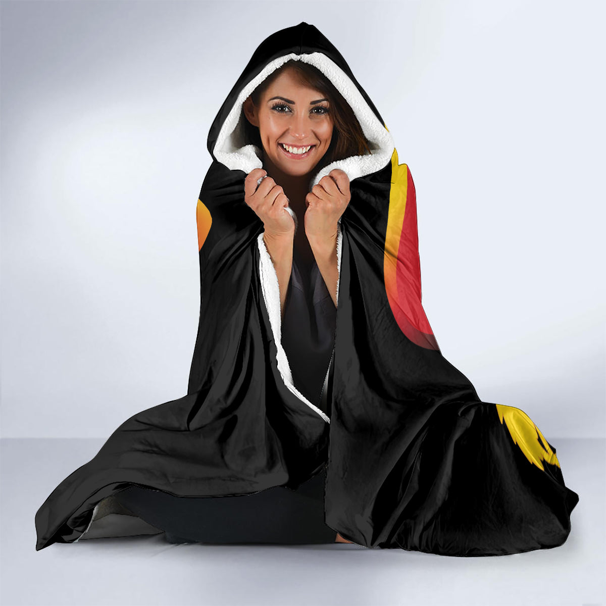 Custom Papua New Guinea Cricket Hooded Blanket 2024 Go PNG LT14 - Polynesian Pride