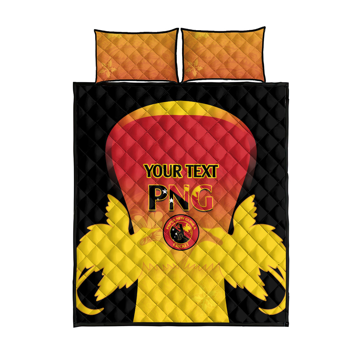 Custom Papua New Guinea Cricket Quilt Bed Set 2024 Go PNG LT14 - Polynesian Pride