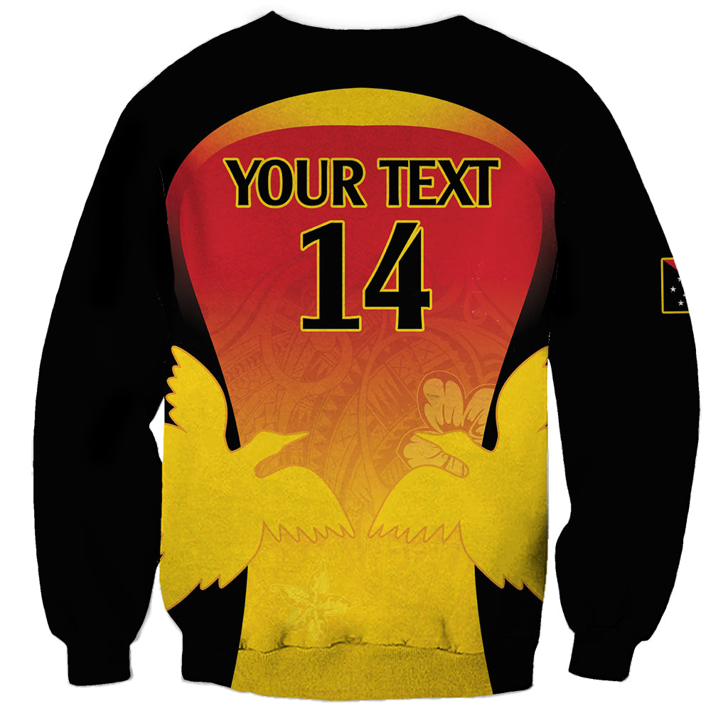 Custom Papua New Guinea Cricket Sweatshirt 2024 Go PNG LT14 - Polynesian Pride