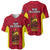 New Caledonia Rugby Baseball Jersey Coat Of Arms Mix Polynesian Pattern LT14 - Polynesian Pride