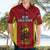 New Caledonia Rugby Hawaiian Shirt Coat Of Arms Mix Polynesian Pattern LT14 - Polynesian Pride