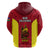 New Caledonia Rugby Hoodie Coat of Arms Mix Polynesian Pattern LT14 - Polynesian Pride