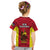 New Caledonia Rugby Kid T Shirt Coat Of Arms Mix Polynesian Pattern LT14 - Polynesian Pride