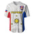 Philippines Rugby Baseball Jersey Pacific Pilipinas Go Tamaraws LT14 White - Polynesian Pride