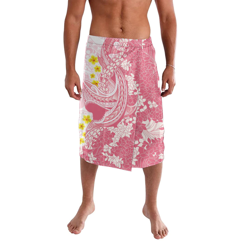 Pink Hawaii Shark Tattoo Lavalava Puakenikeni Lei Plumeria Polynesian Pattern