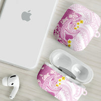 Purple Hawaii Shark Tattoo AirPods Case Puakenikeni Lei Plumeria Polynesian Pattern LT14 - Polynesian Pride