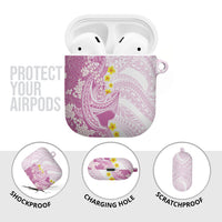 Purple Hawaii Shark Tattoo AirPods Case Puakenikeni Lei Plumeria Polynesian Pattern LT14 - Polynesian Pride